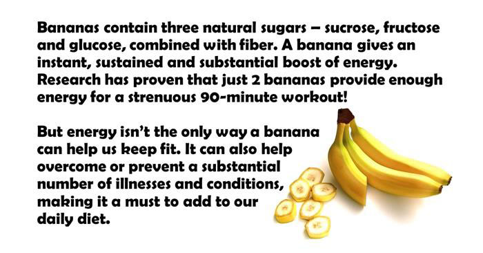 Bananas for energy