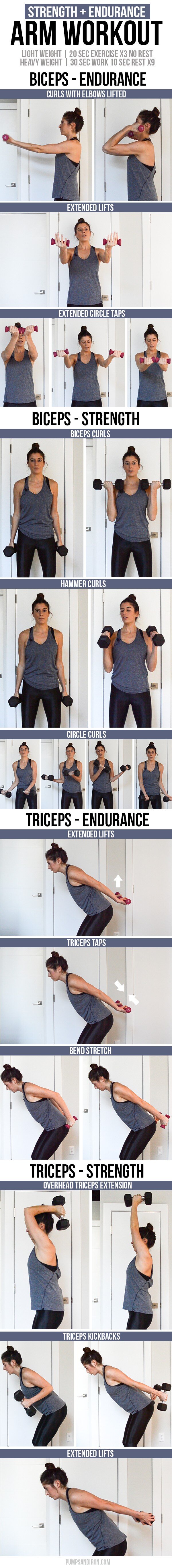 Endurance and Strength Arm Workout 