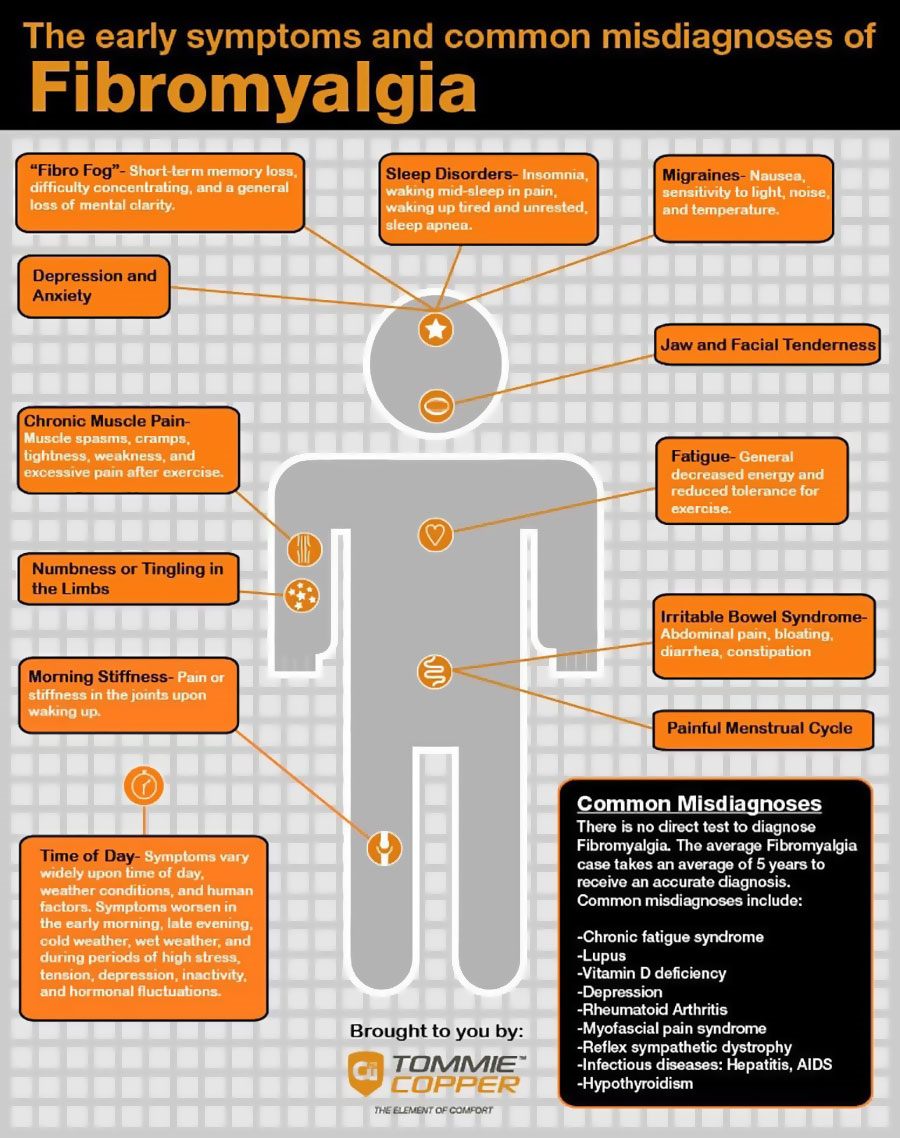 Symptoms Of Fibromyalgia Infographic 2