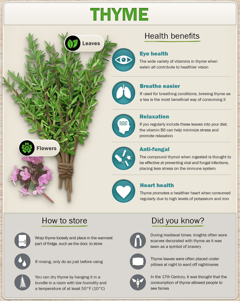 Health Benefits Of Thyme